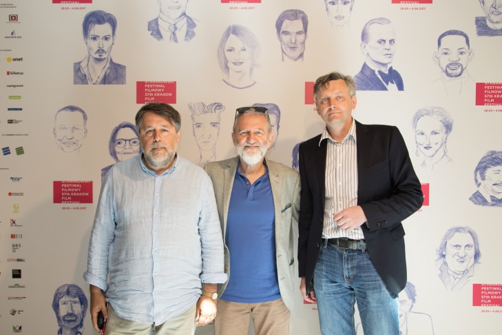 Vitaly Mansky, Krzysztof Gierat, Sergei Loznitsa, fot. T. Korczyński